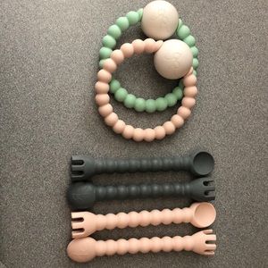 Ryan and Rose Cutie Teethers and Cutie Tensils